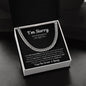 I'm Sorry for Hurting You | Cuban Link Necklace