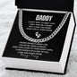 Daddy Baby Bump Gift | First Fathers Day To Be Gift | Cuban Link Chain