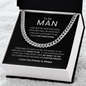 To My Man | My Last Everything | Cuban Link Chain | Valentine's Day Gift, Birthday Gift, Special Occasions