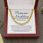 Promise Necklace For Him, Promise Gifts for Him, Boyfriend Promise Necklace, Gift For Boyfriend, Guy Christmas, Boyfriend Birthday Gift, Valentines Day Gift