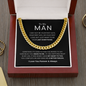 To My Man | My Last Everything | Cuban Link Chain | Valentine's Day Gift, Birthday Gift, Special Occasions