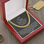 To My Son | I Will Always Carry you in my Heart | Cuban Link Necklace, Christmas Gift, Birthday Gift