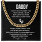 Daddy Baby Bump Gift | First Fathers Day To Be Gift | Cuban Link Chain