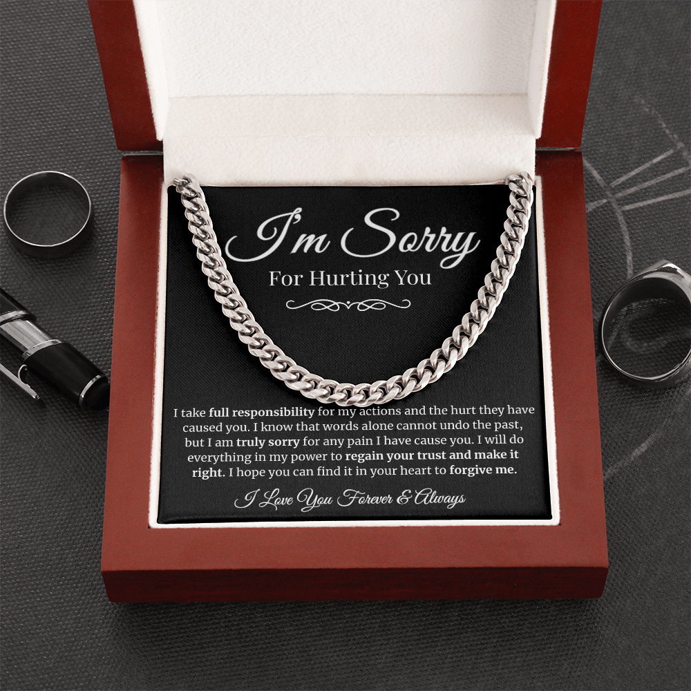 To My Man | I'm Sorry for Hurting You Cubin Link Chain