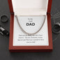 To My Dad | Happy Father's Day, Happy Birthday Gift | Cuban link Chain