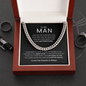 To My Man | My Last Everything | Cuban Link Chain | Valentine's Day Gift, Birthday Gift, Special Occasions