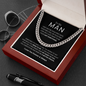 To My Man | My Last Everything | Cuban Link Chain | Valentine's Day Gift, Birthday Gift, Special Occasions