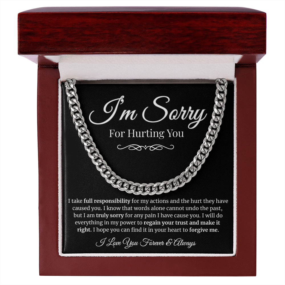 To My Man | I'm Sorry for Hurting You Cubin Link Chain