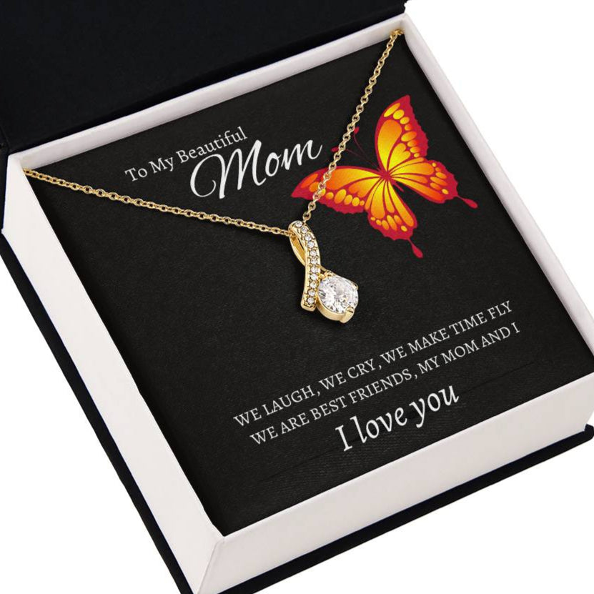 To My Mom, I Love You | Alluring Beauty Necklace