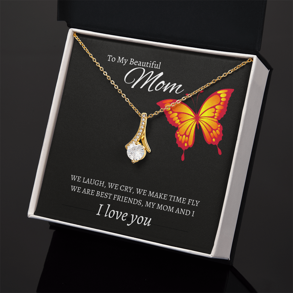 To My Mom, I Love You | Alluring Beauty Necklace