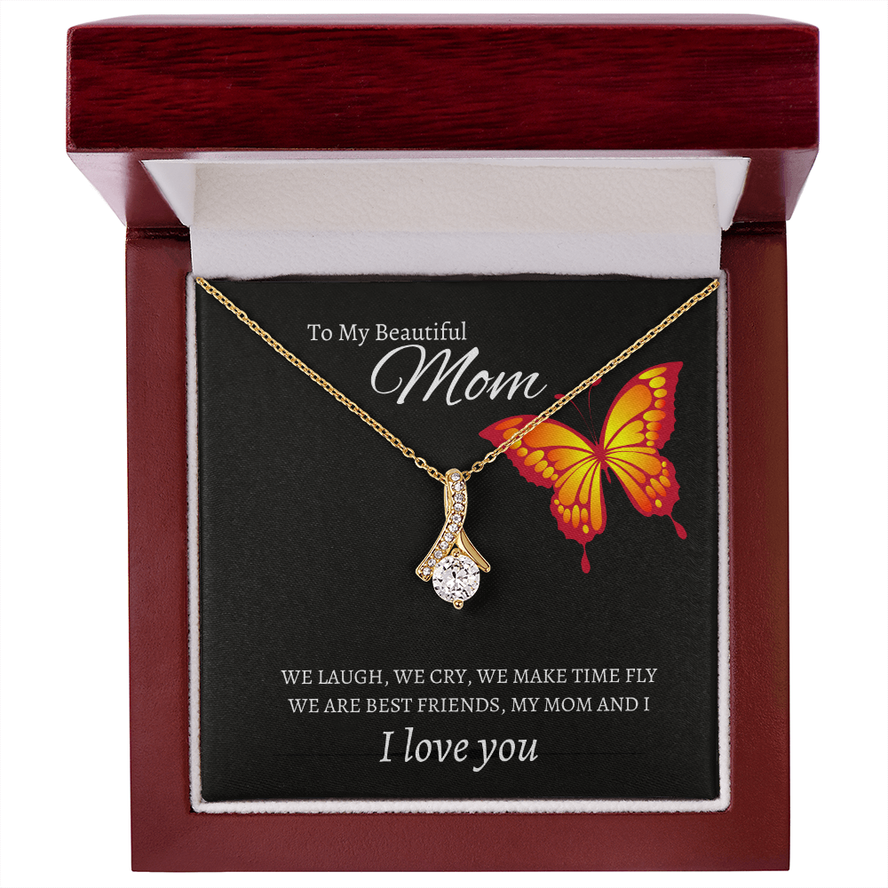 To My Mom, I Love You | Alluring Beauty Necklace