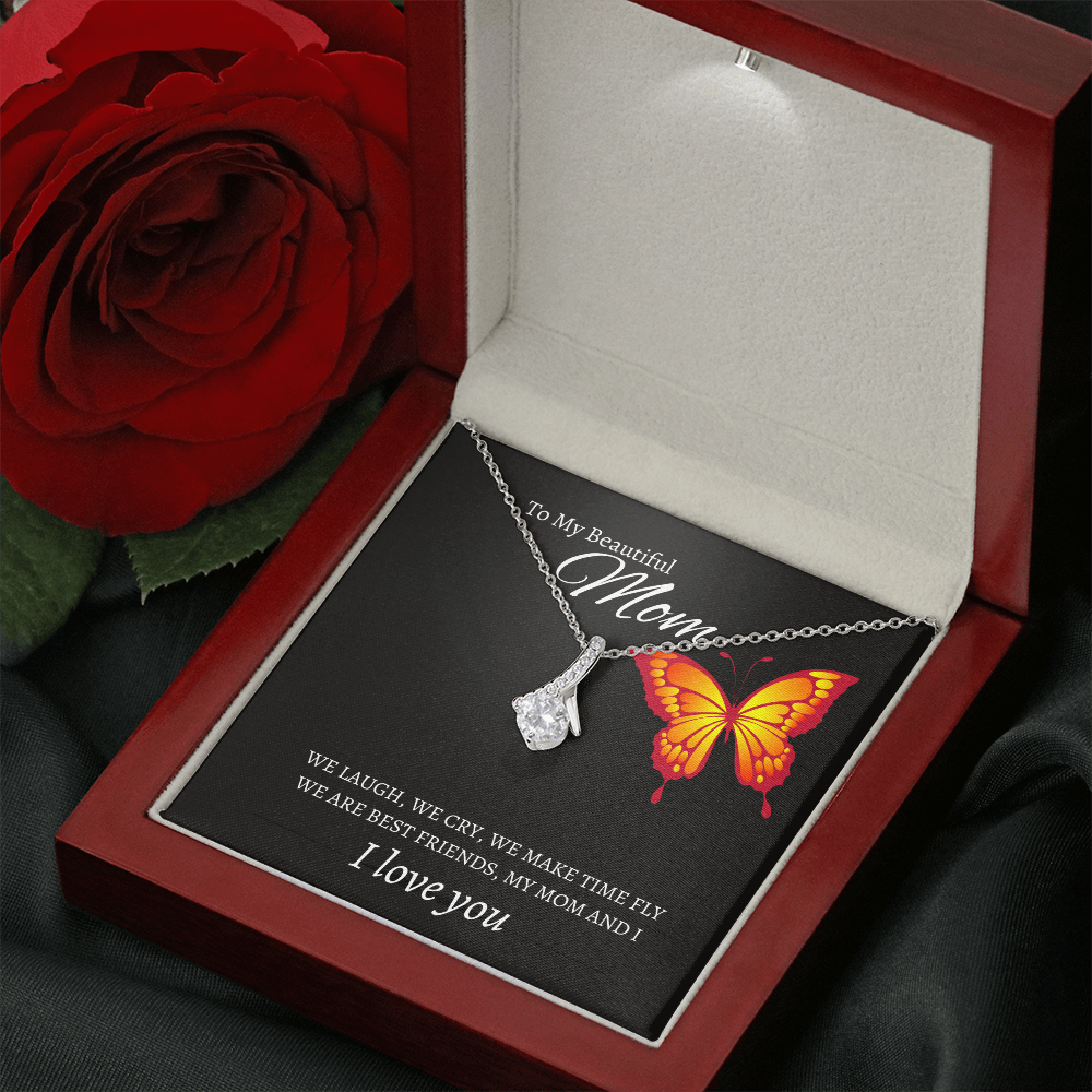 To My Mom, I Love You | Alluring Beauty Necklace