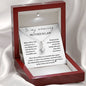 Mother-In-Law Gift | I Choose Your Son | Alluring Beauty Necklace