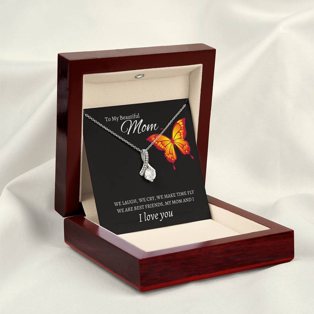 To My Mom, I Love You | Alluring Beauty Necklace