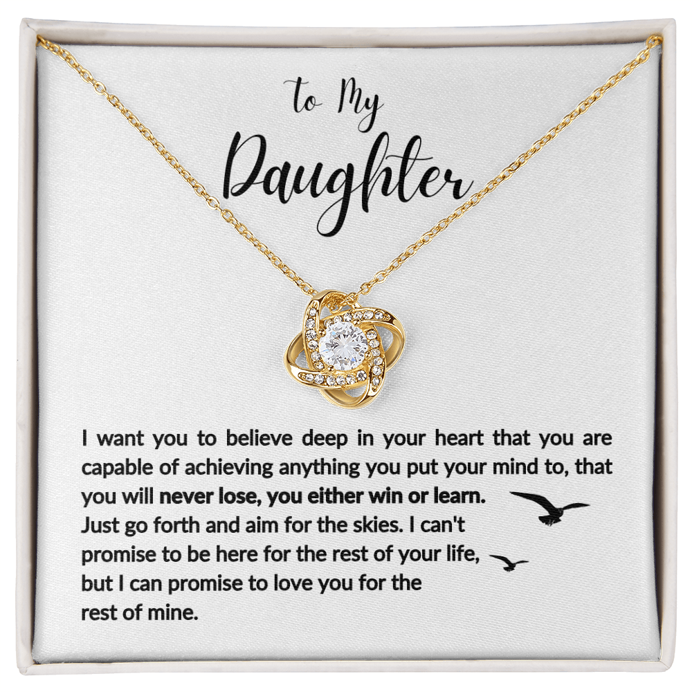 Best Gift For Daughters! To My Daughter Necklace