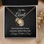 To My Aunt | Happy Mother's Day | Love Knot Necklace