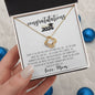 To My Daughter | Congratulations | Love Knot Necklace | Love, Mom
