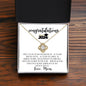 To My Daughter | Congratulations | Love Knot Necklace | Love, Mom