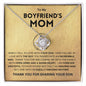 To My Boyfriend's Mom | Love Knot Necklace | Mother's Day Gift