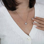 Mom - You're The World - Love Knot Necklace From Daughter