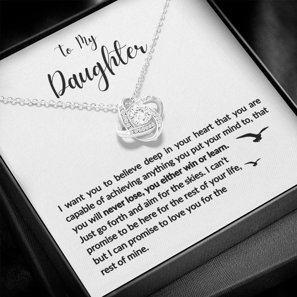 Best Gift For Daughters! To My Daughter Necklace
