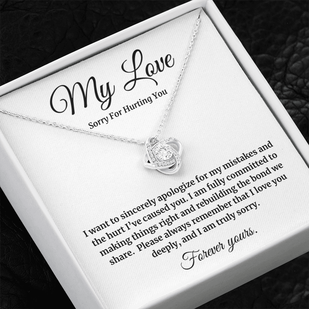 My Love | Sorry for Hurting You | Love Knot Neclace