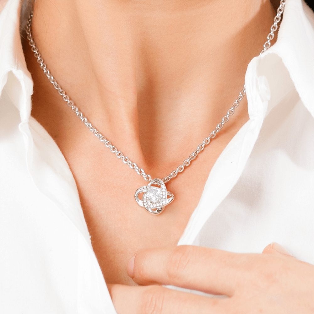 To My Granddaughter | It's A Perfect Gift For Someone Special | The Love Knot Necklace