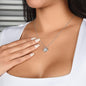 Mom - You're The World - Love Knot Necklace From Daughter