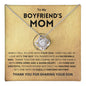 To My Boyfriend's Mom | Love Knot Necklace | Mother's Day Gift