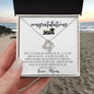 To My Daughter | Congratulations | Love Knot Necklace | Love, Mom