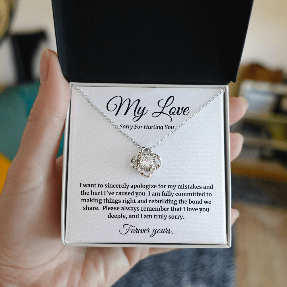 My Love | Sorry for Hurting You | Love Knot Neclace