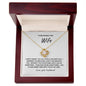 To My Smokin' Hot Wife | Love Knot Necklace