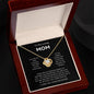 Mom - You're The World - Love Knot Necklace From Daughter