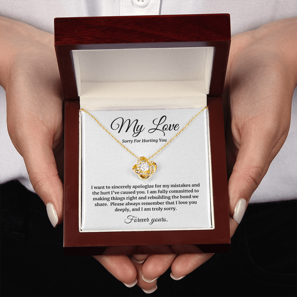My Love | Sorry for Hurting You | Love Knot Neclace