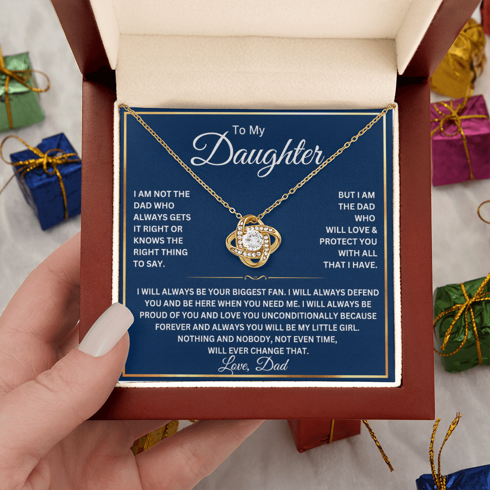 To My Beautiful Daughter Necklace Gift From Dad