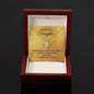 To My Amazing Daughter | Together Forever, Never Apart | Love Knot Necklace