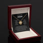Mom - You're The World - Love Knot Necklace From Daughter