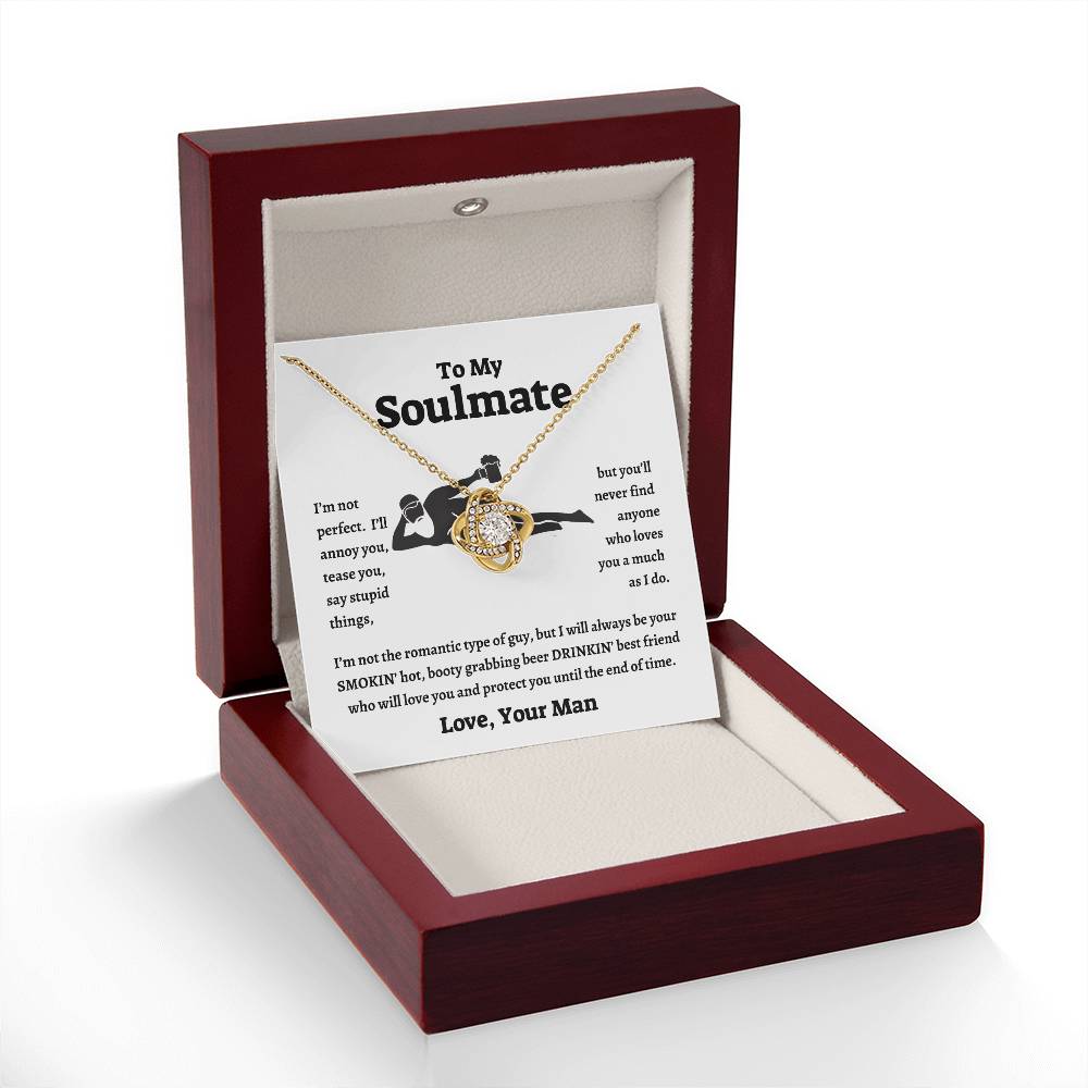 To My Soulmate | Love Knot Necklace