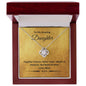 To My Amazing Daughter | Together Forever, Never Apart | Love Knot Necklace