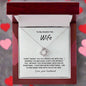 To My Smokin' Hot Wife | Love Knot Necklace
