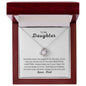 For My Daughter | Most Beautiful Chapter | Love Knot Necklace From Dad