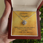 To My Amazing Daughter | Together Forever, Never Apart | Love Knot Necklace