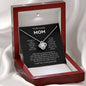 Mom - You're The World - Love Knot Necklace From Daughter