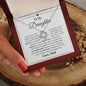 To My Daughter | I Love You - Love Knot Necklace