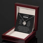 Mom - You're The World - Love Knot Necklace From Daughter