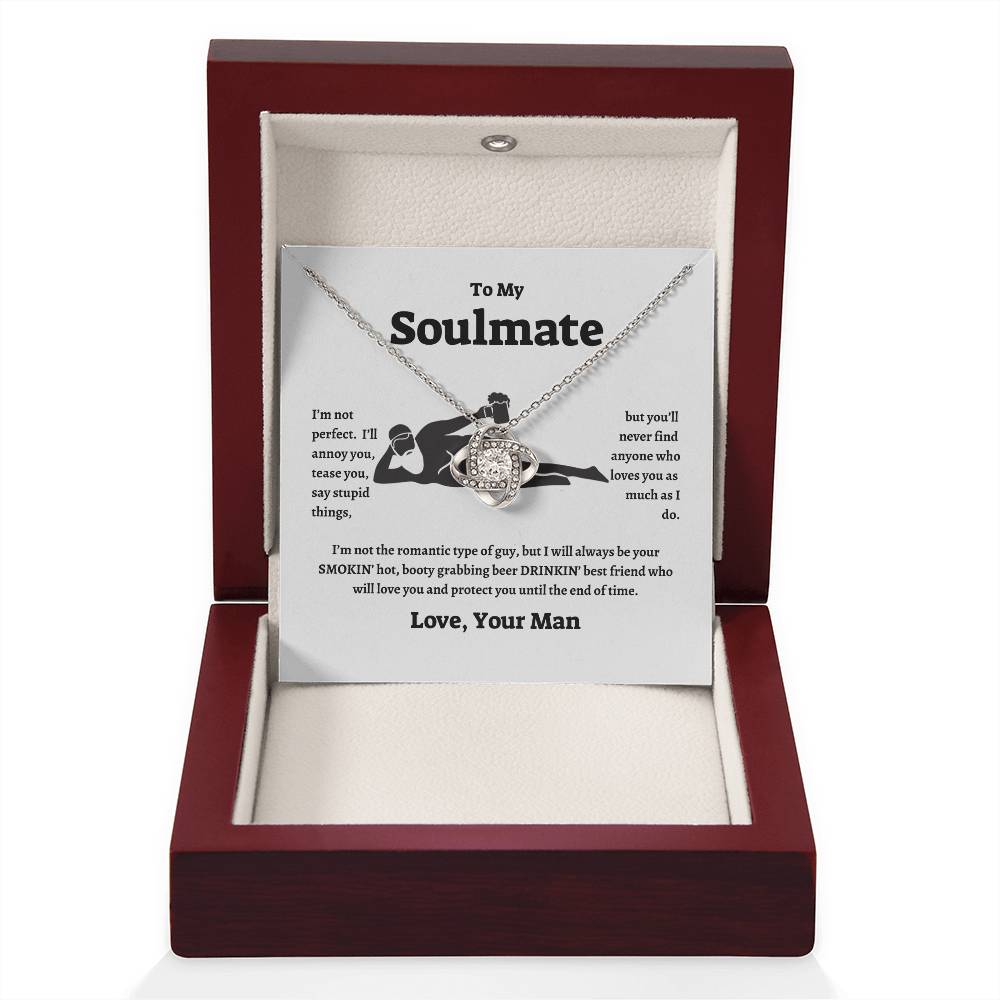 To My Soulmate | Love Knot Necklace