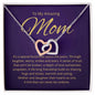 To My Amazing Mom | Interlocking Hearts Necklace