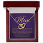 To My Amazing Mom | Interlocking Hearts Necklace