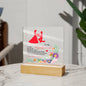 To My Girlfriend | If I Could Give You One Thing In Life | Love, Your Boyfriend - Square Acrylic Plaque