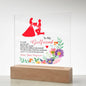 To My Girlfriend | If I Could Give You One Thing In Life | Love, Your Boyfriend - Square Acrylic Plaque